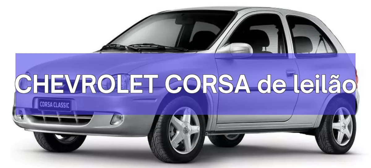 CHEVROLET CORSA em leilão