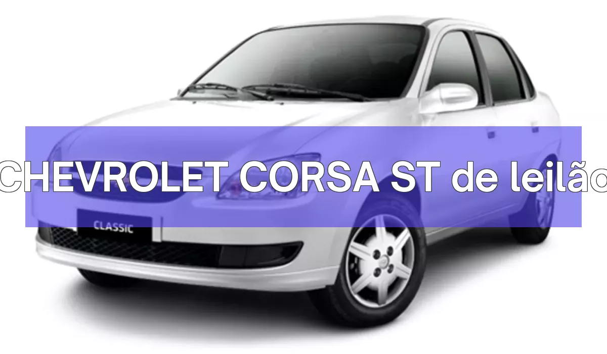 CHEVROLET CORSA ST em leilão