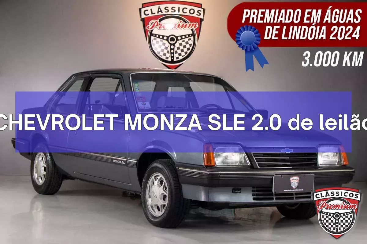 CHEVROLET MONZA SLE 2.0 em leilão