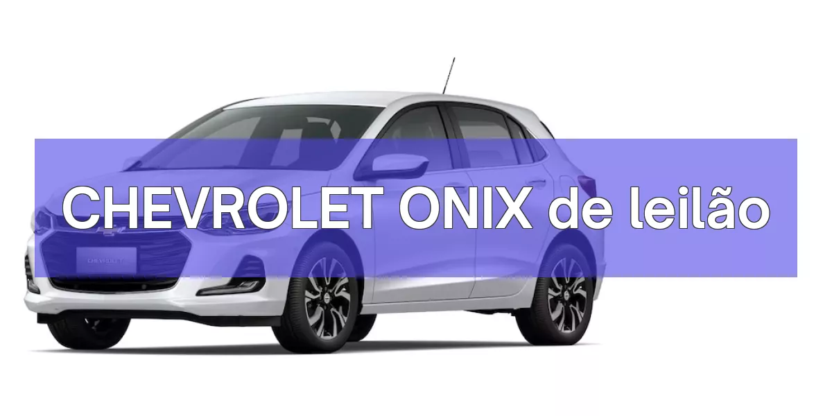 CHEVROLET ONIX em leilão