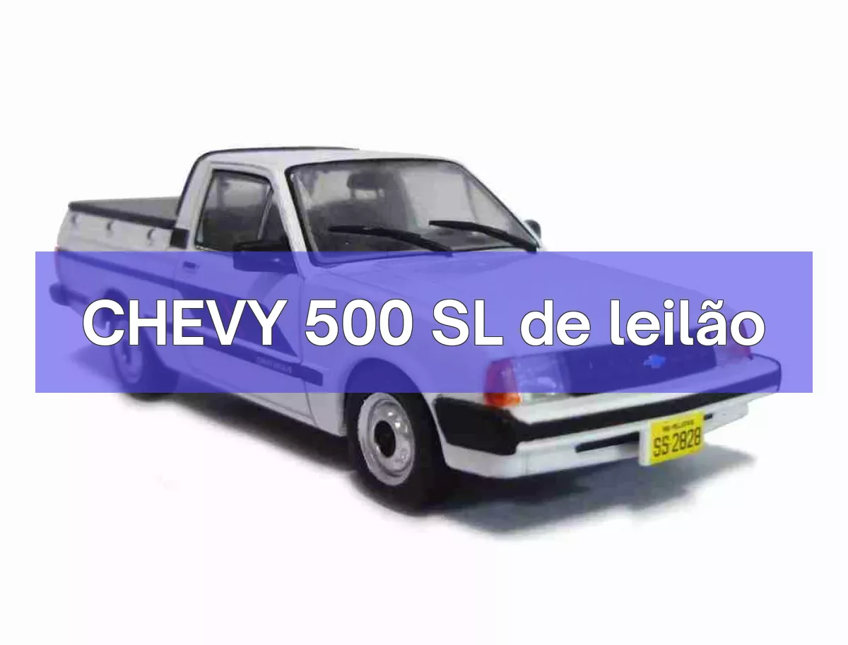 CHEVY 500 SL em leilão