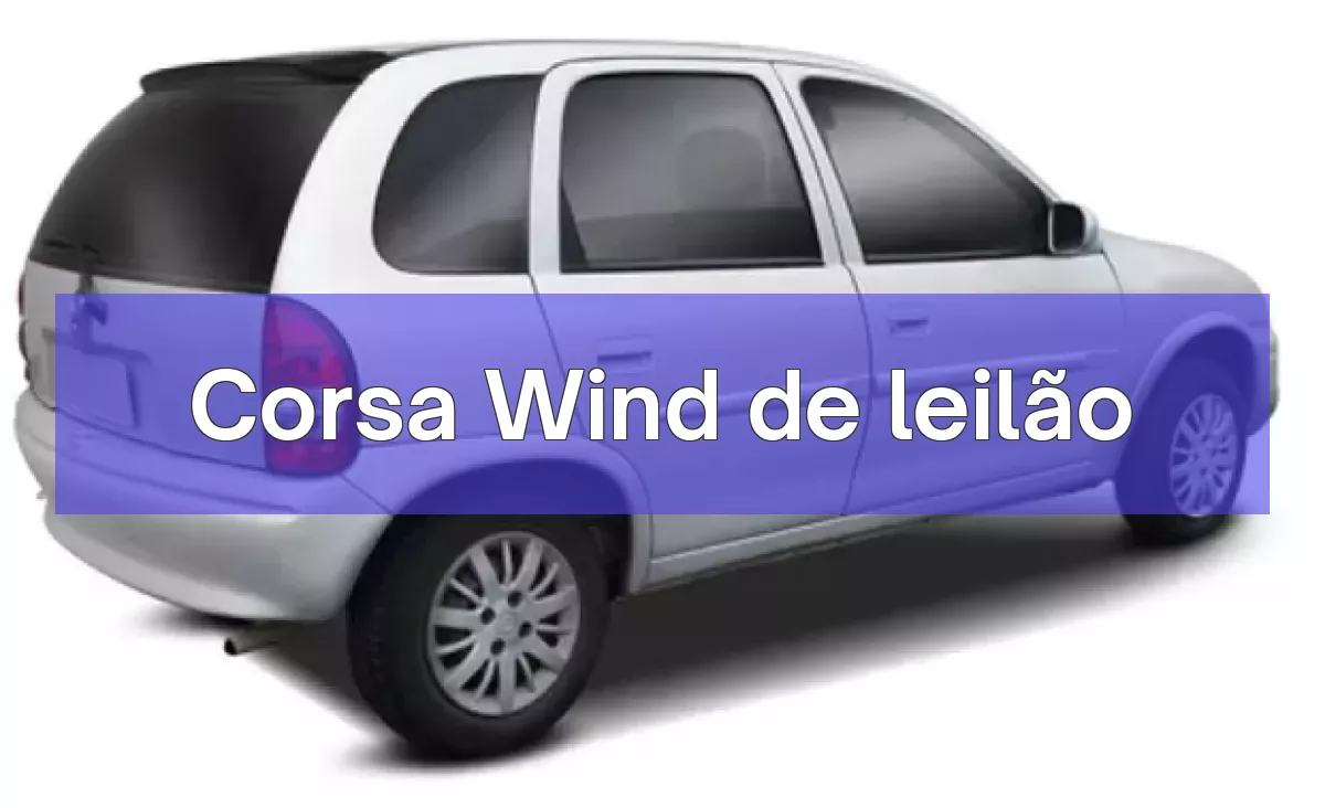 Corsa Wind em leilão