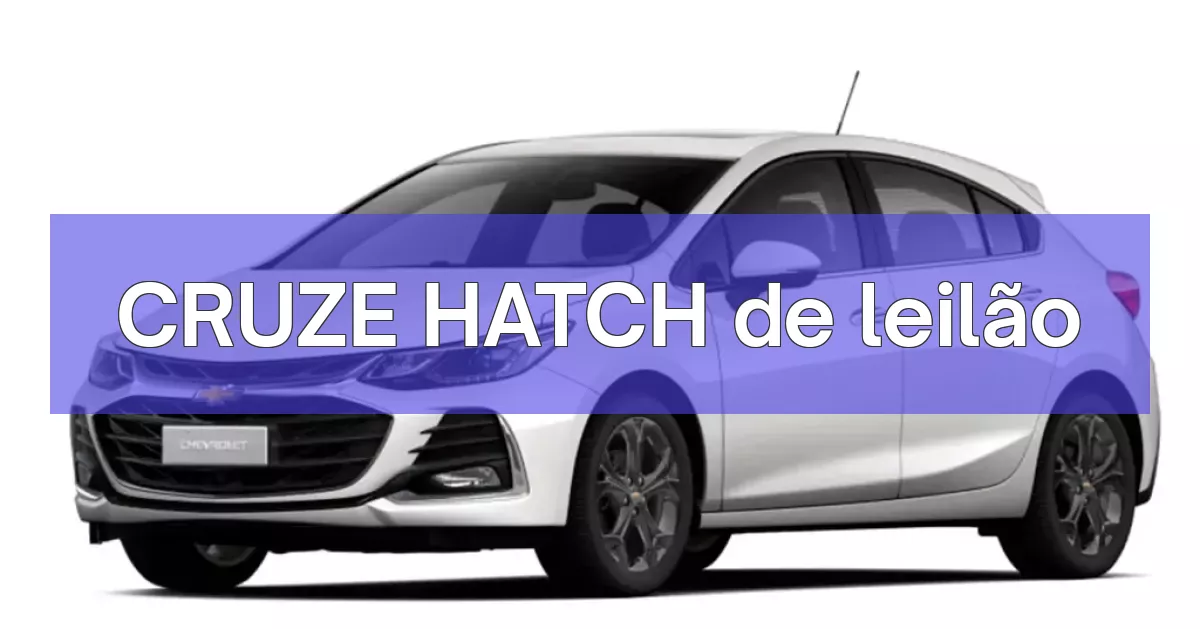 CRUZE HATCH em leilão