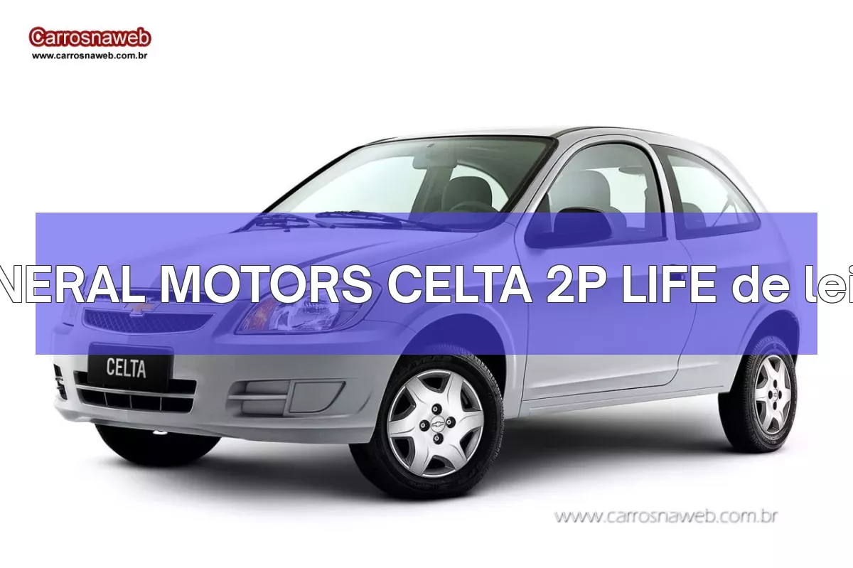 GENERAL MOTORS CELTA 2P LIFE em leilão