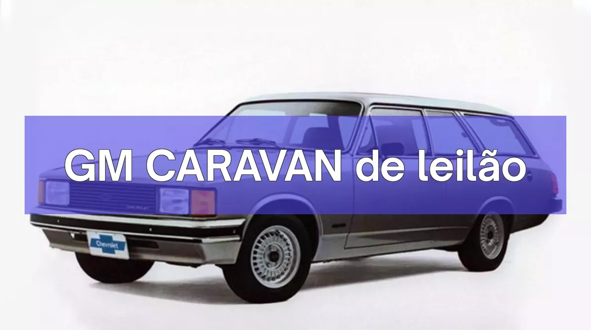 GM CARAVAN em leilão