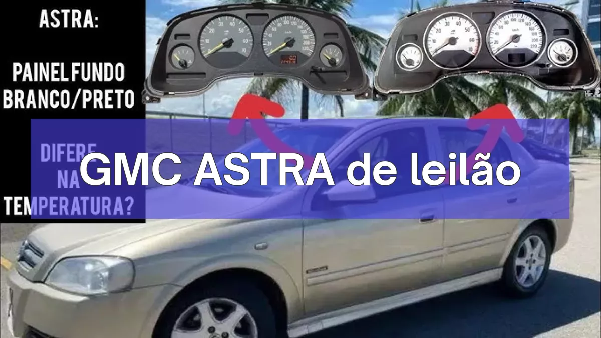 GMC ASTRA em leilão