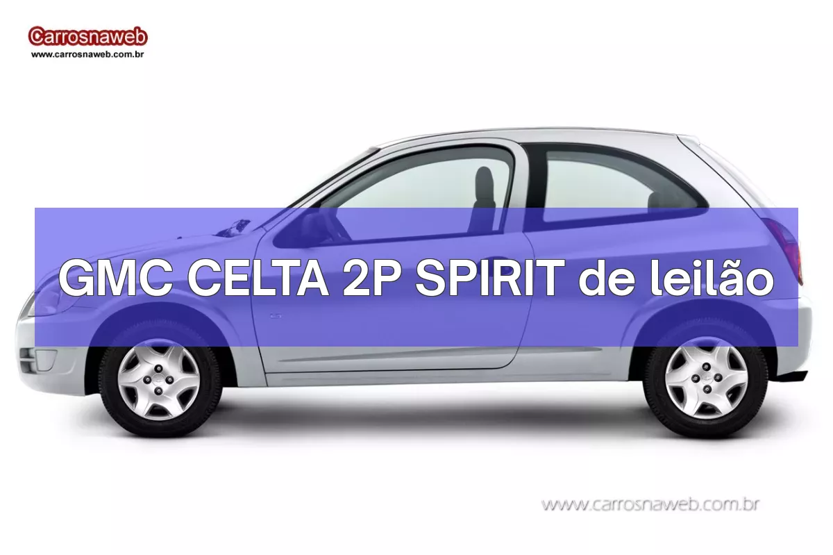 GMC CELTA 2P SPIRIT em leilão