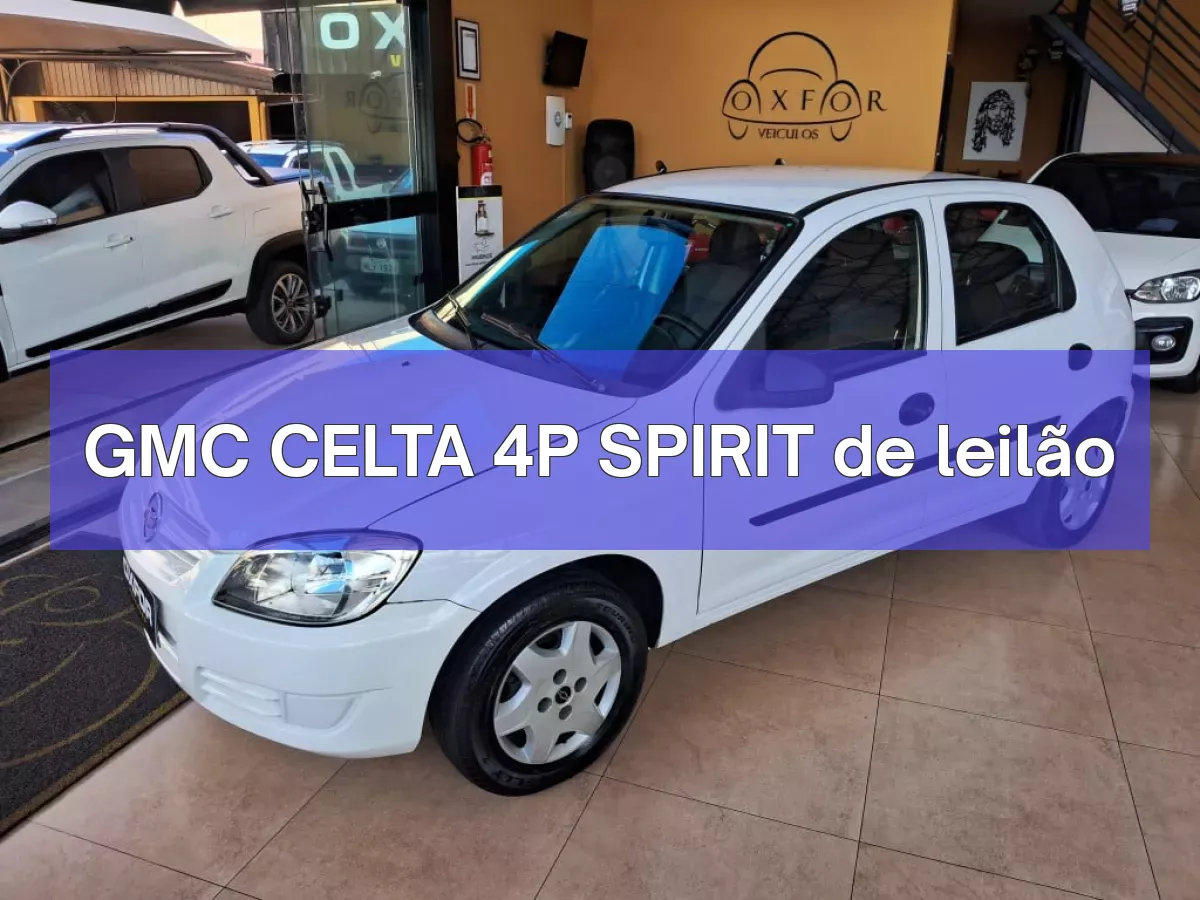 GMC CELTA 4P SPIRIT em leilão