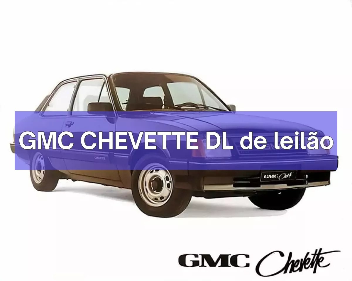 GMC CHEVETTE DL em leilão