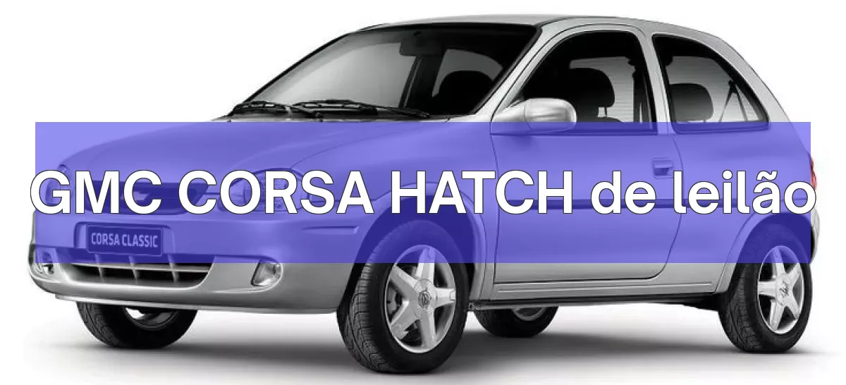GMC CORSA HATCH em leilão