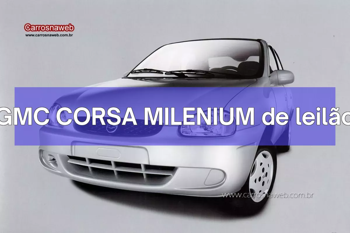 GMC CORSA MILENIUM em leilão