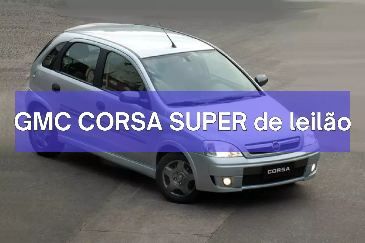 GMC CORSA SUPER em leilão