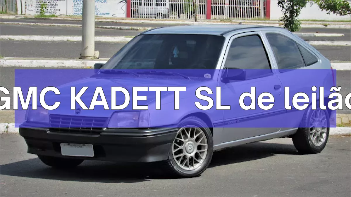 GMC KADETT SL em leilão