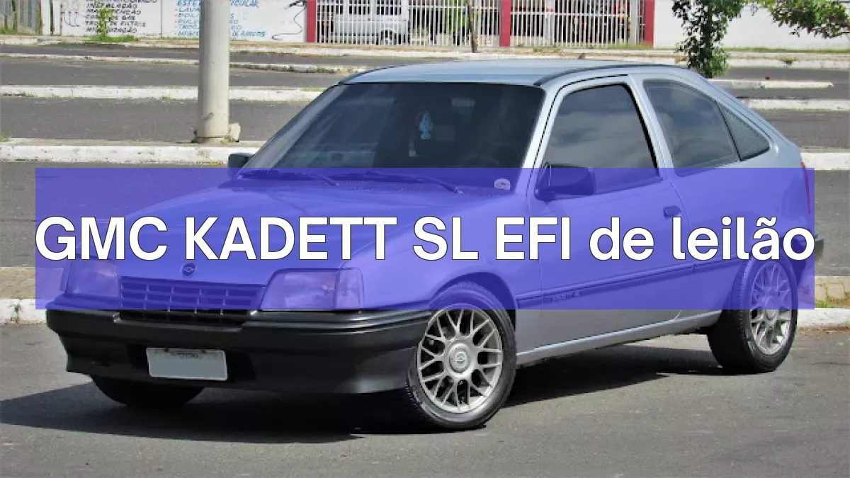 GMC KADETT SL EFI em leilão