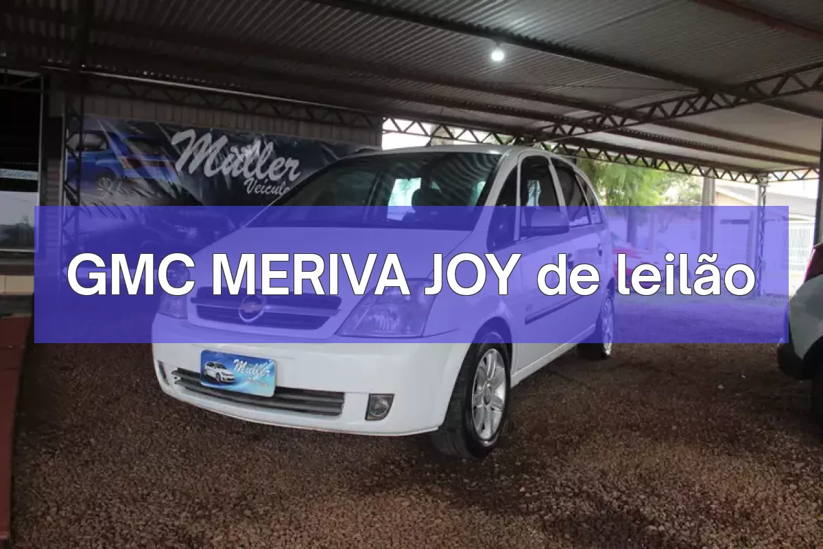 GMC MERIVA JOY em leilão