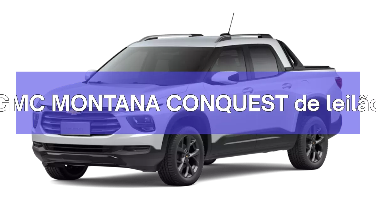 GMC MONTANA CONQUEST em leilão