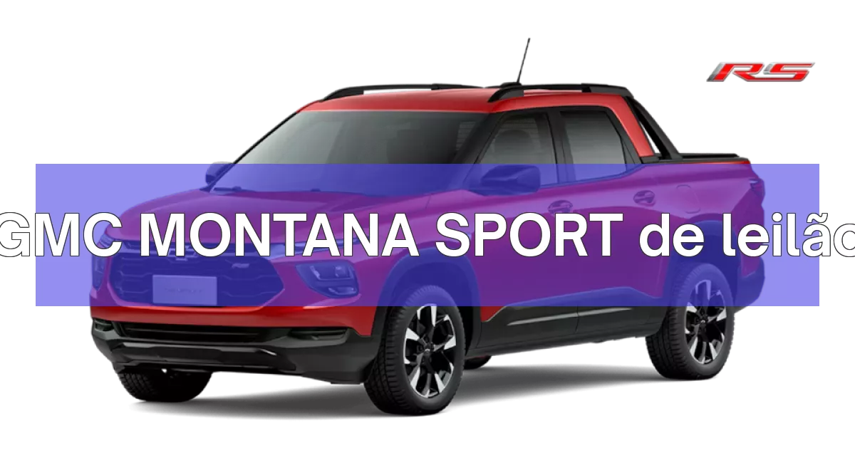 GMC MONTANA SPORT em leilão