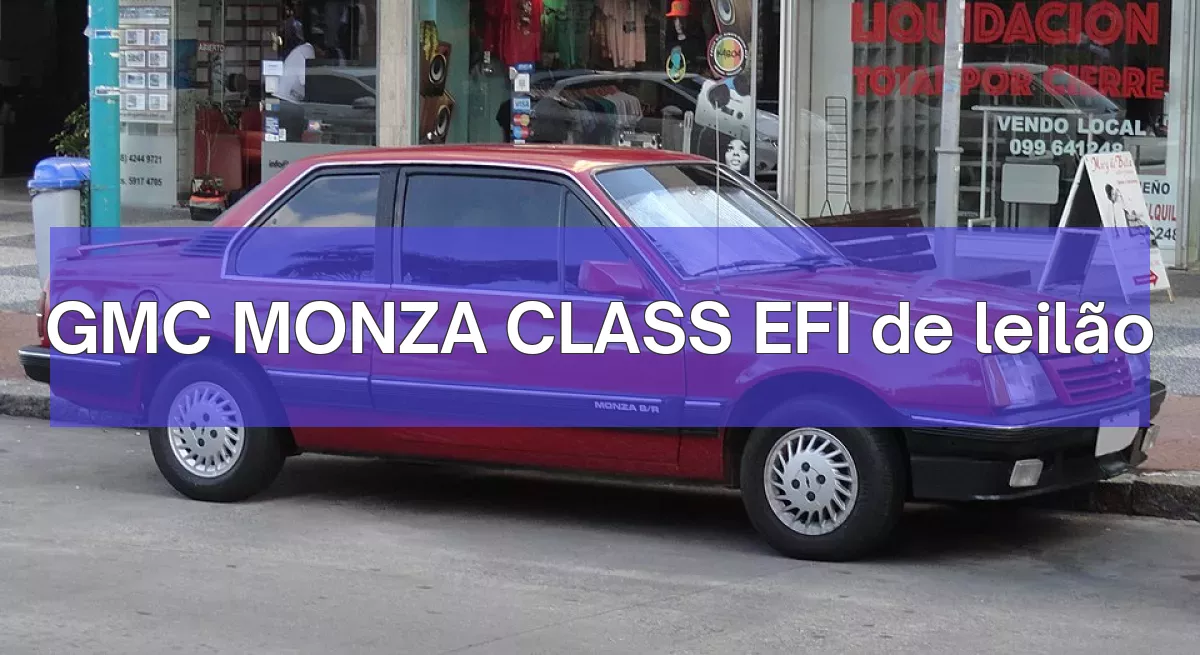GMC MONZA CLASS EFI em leilão