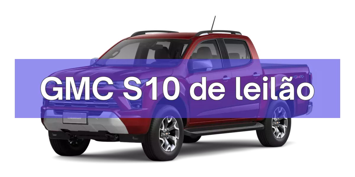 GMC S10 em leilão