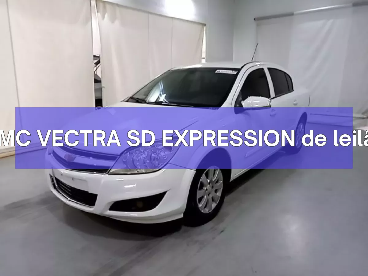 GMC VECTRA SD EXPRESSION em leilão