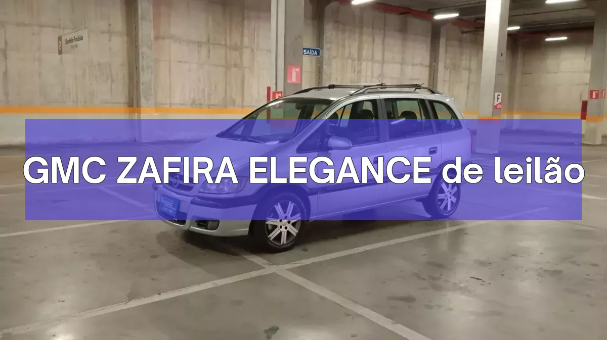 GMC ZAFIRA ELEGANCE em leilão