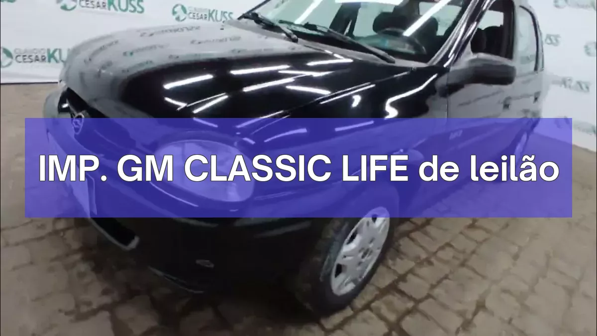 IMP. GM CLASSIC LIFE em leilão