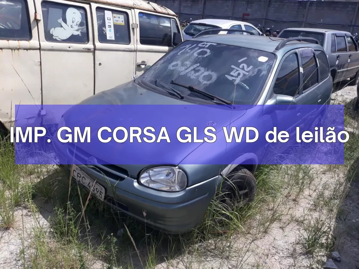 IMP. GM CORSA GLS WD em leilão