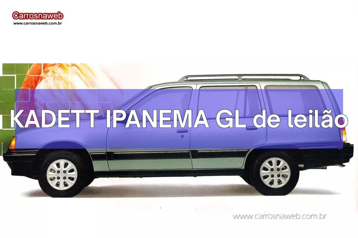 KADETT IPANEMA GL em leilão