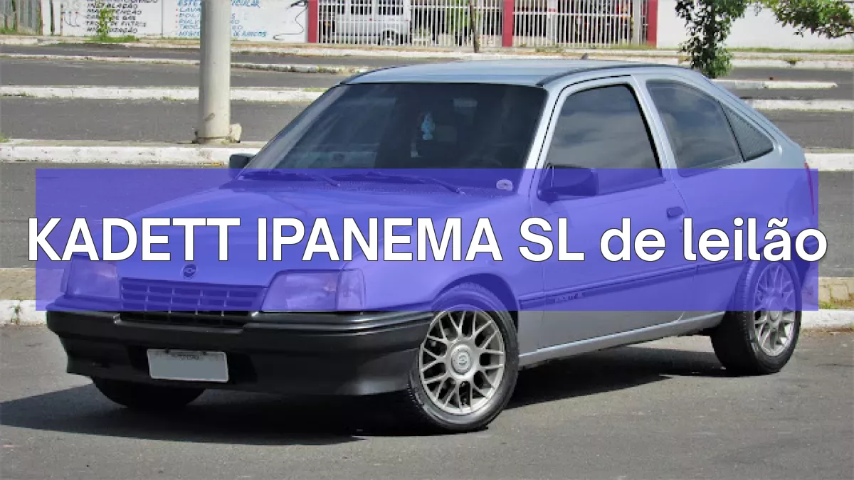 KADETT IPANEMA SL em leilão