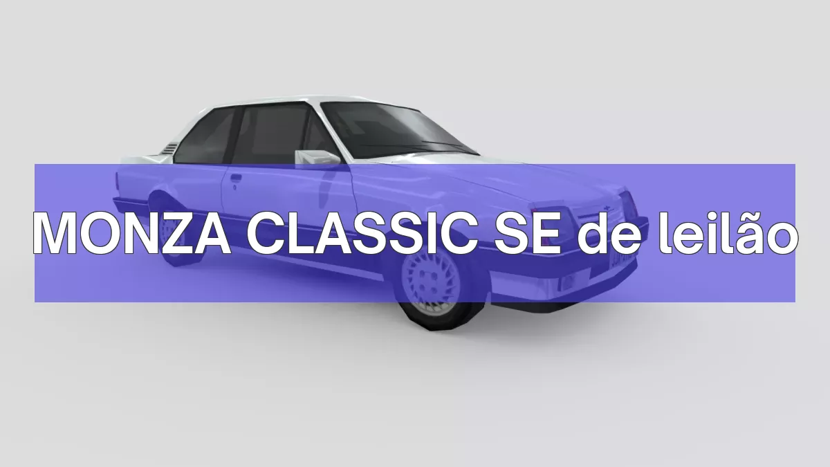 MONZA CLASSIC SE em leilão