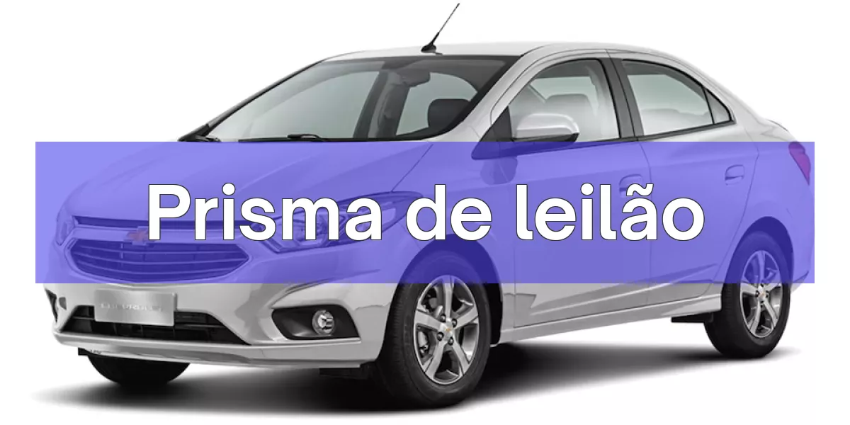 Prisma em leilão