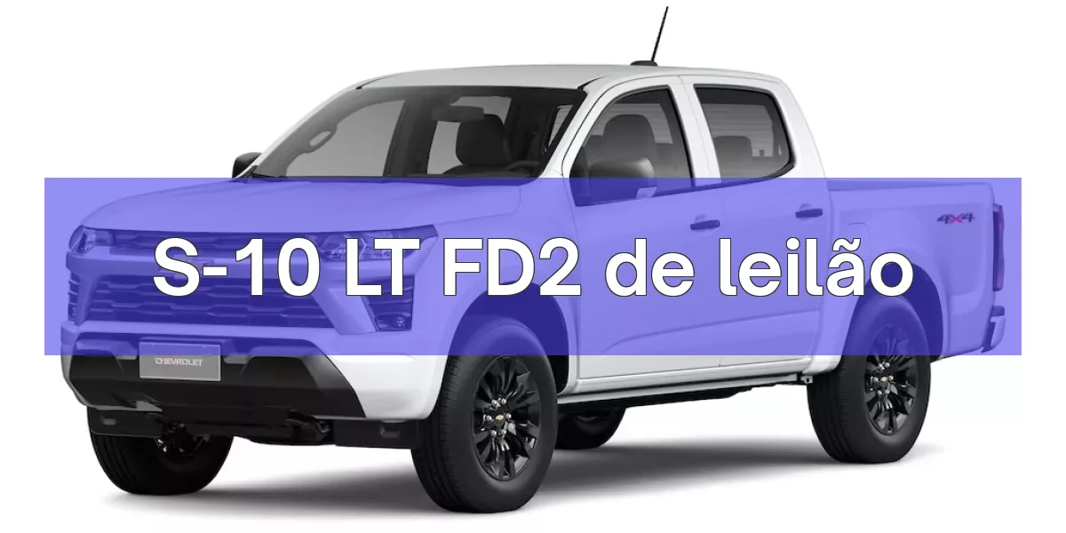S-10 LT FD2 em leilão