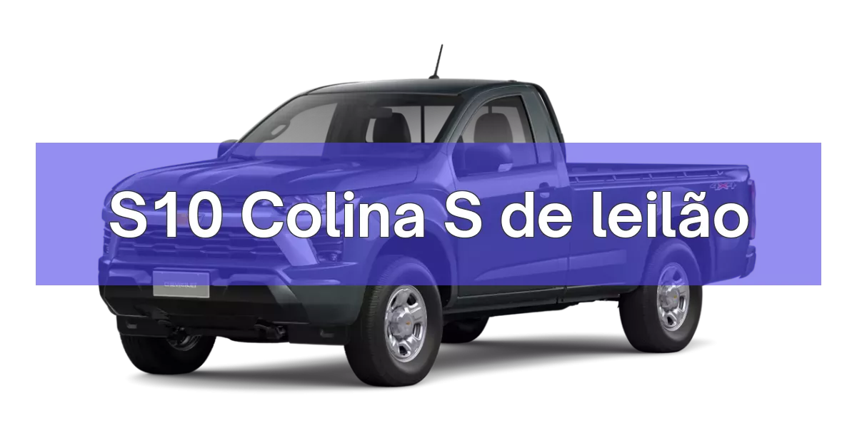S10 Colina S em leilão