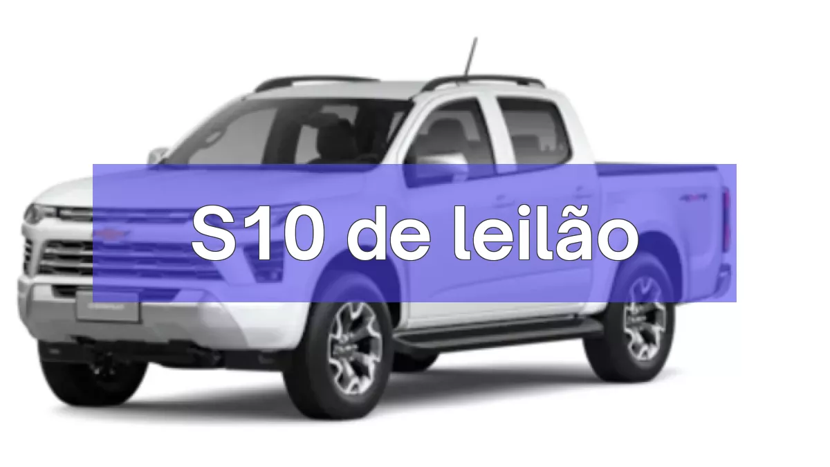 S10 em leilão