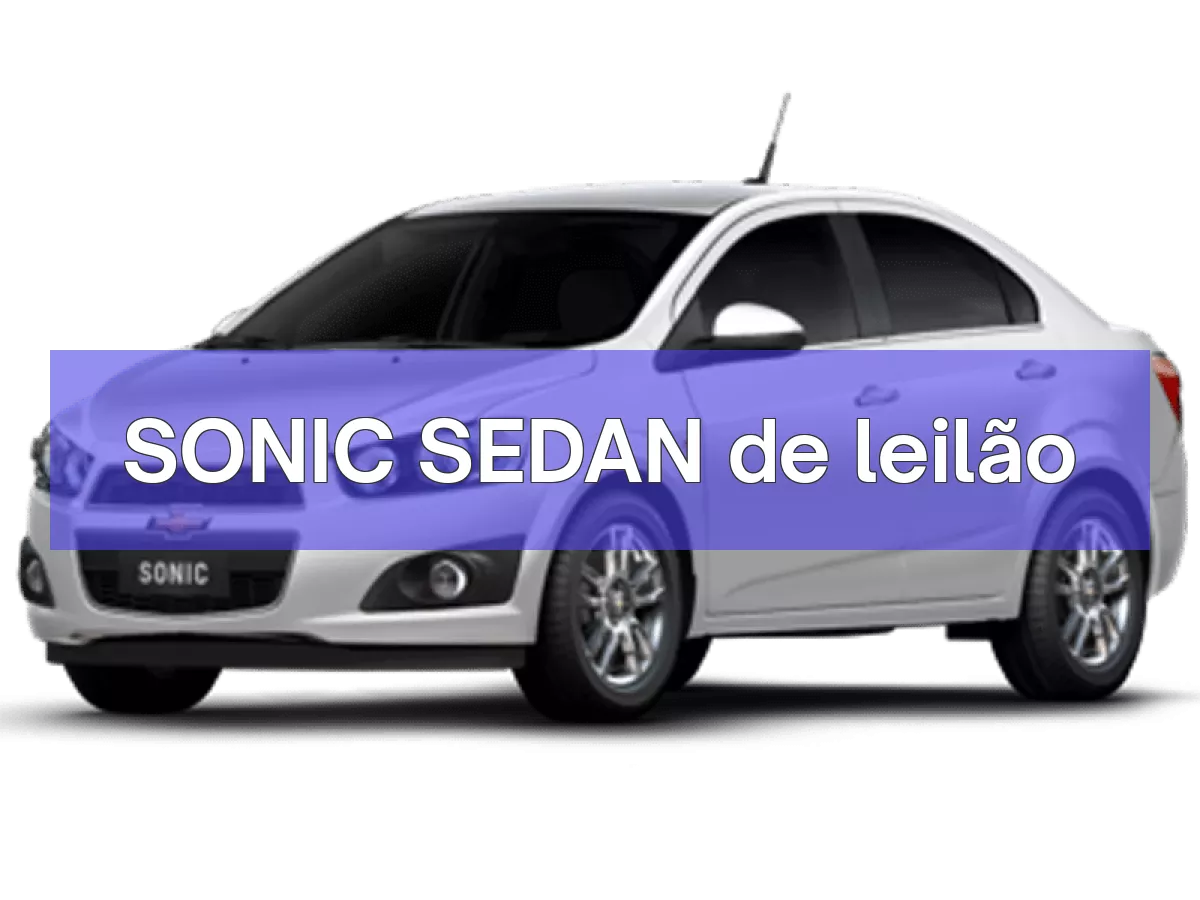 SONIC SEDAN em leilão