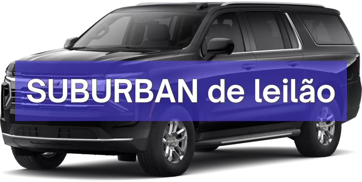 SUBURBAN em leilão