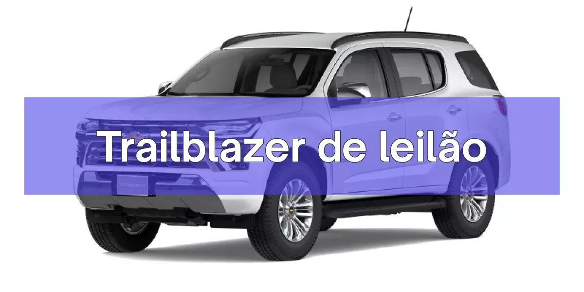 Trailblazer em leilão