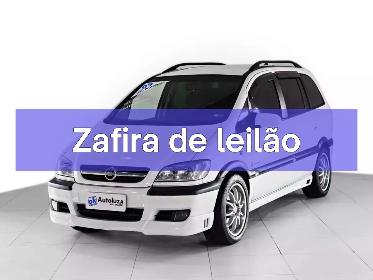 Zafira em leilão