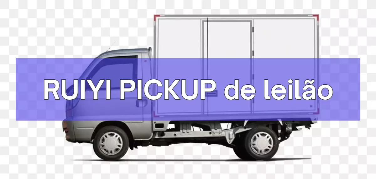RUIYI PICKUP em leilão