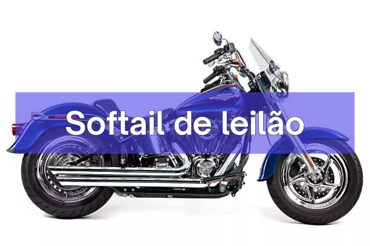Softail em leilão