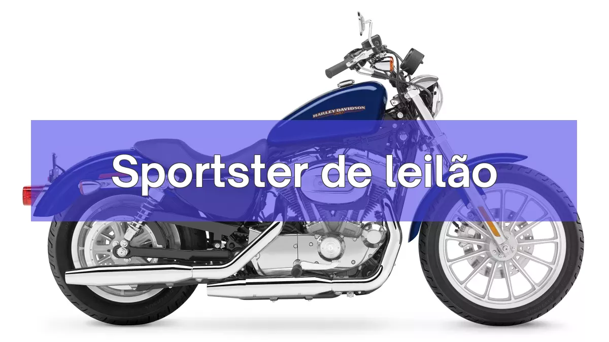 Sportster em leilão