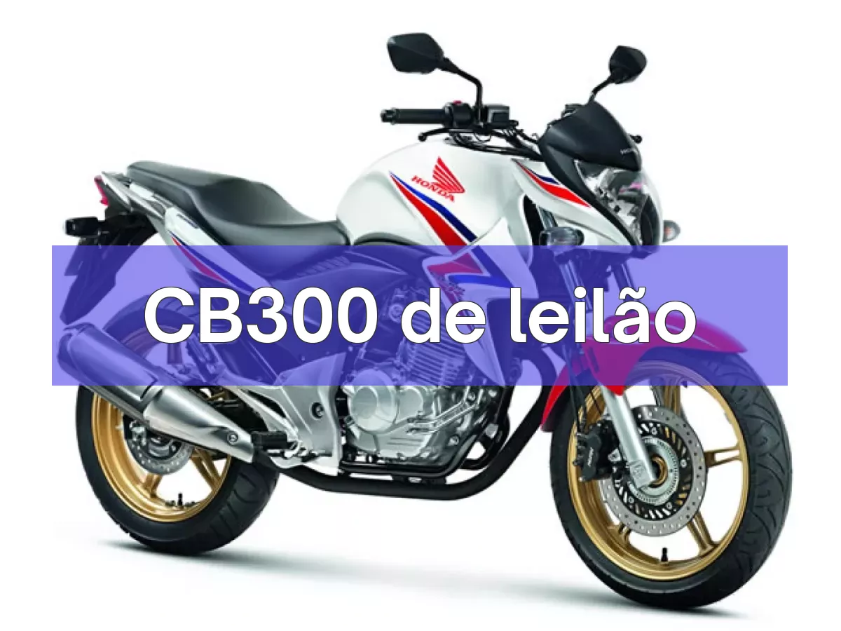 CB300 em leilão