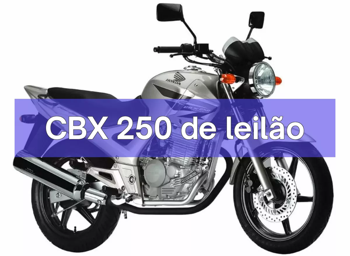 CBX 250 em leilão