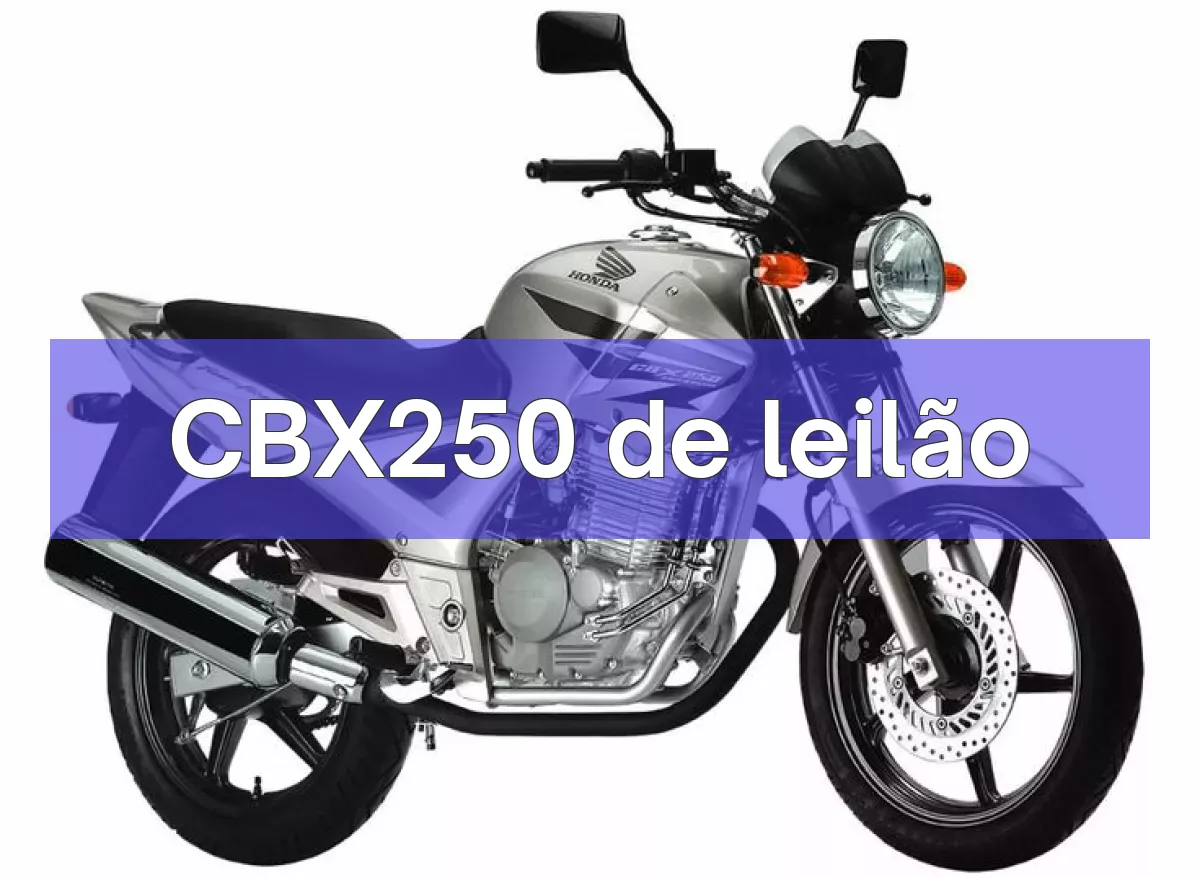 CBX250 em leilão