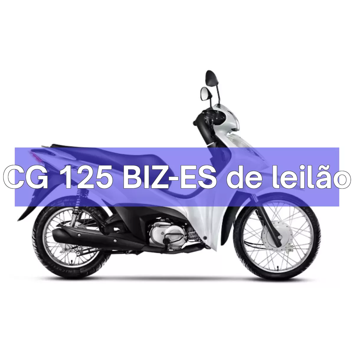 CG 125 BIZ-ES em leilão