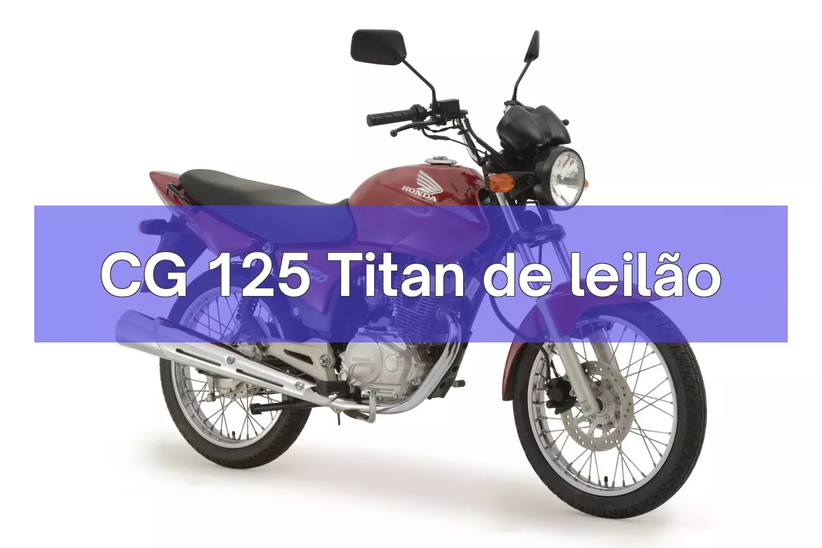 CG 125 Titan em leilão