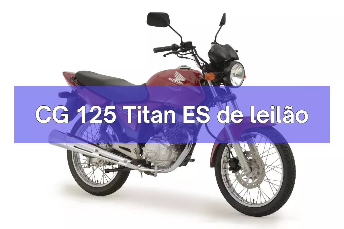 CG 125 Titan ES em leilão