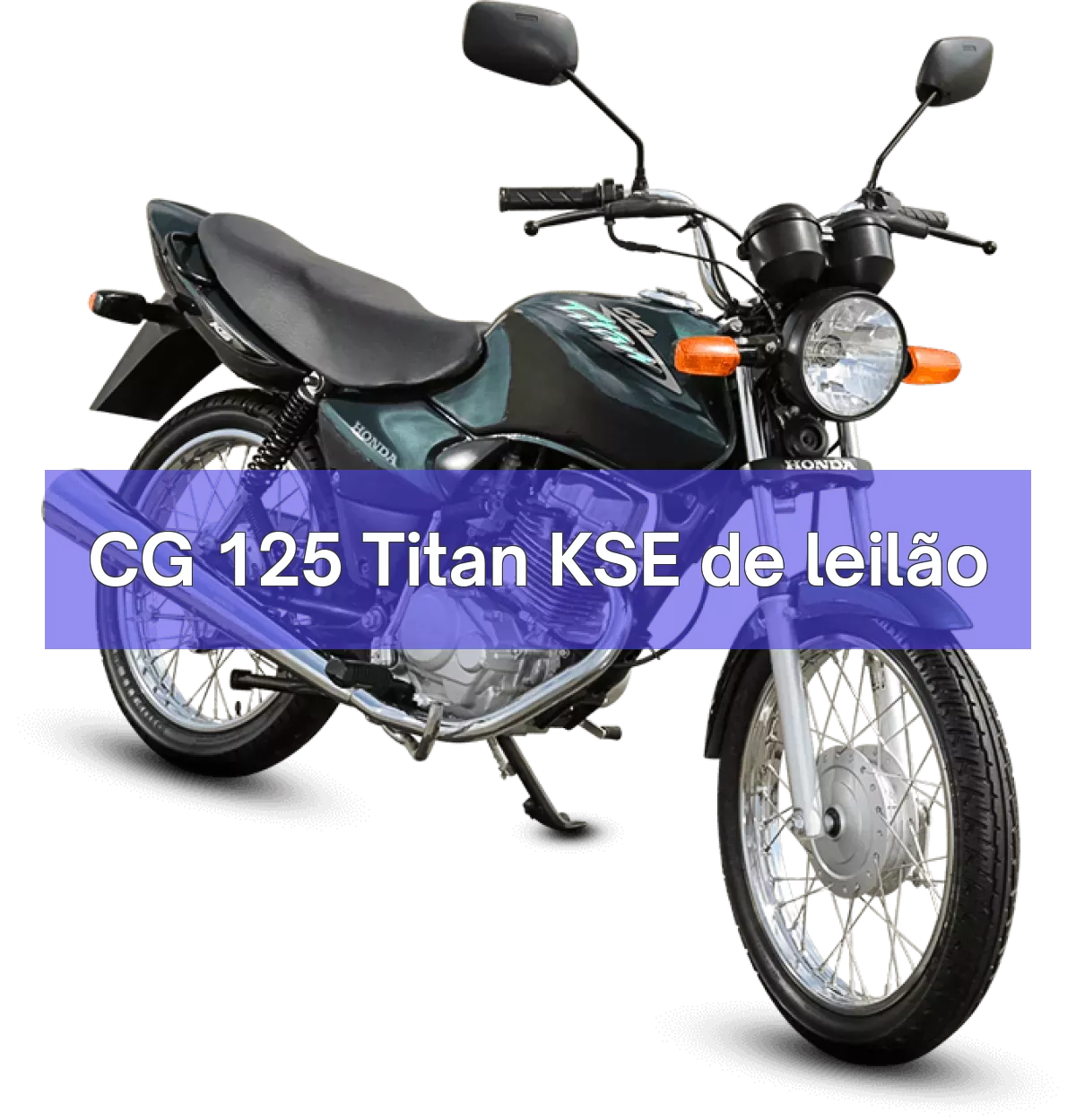CG 125 Titan KSE em leilão