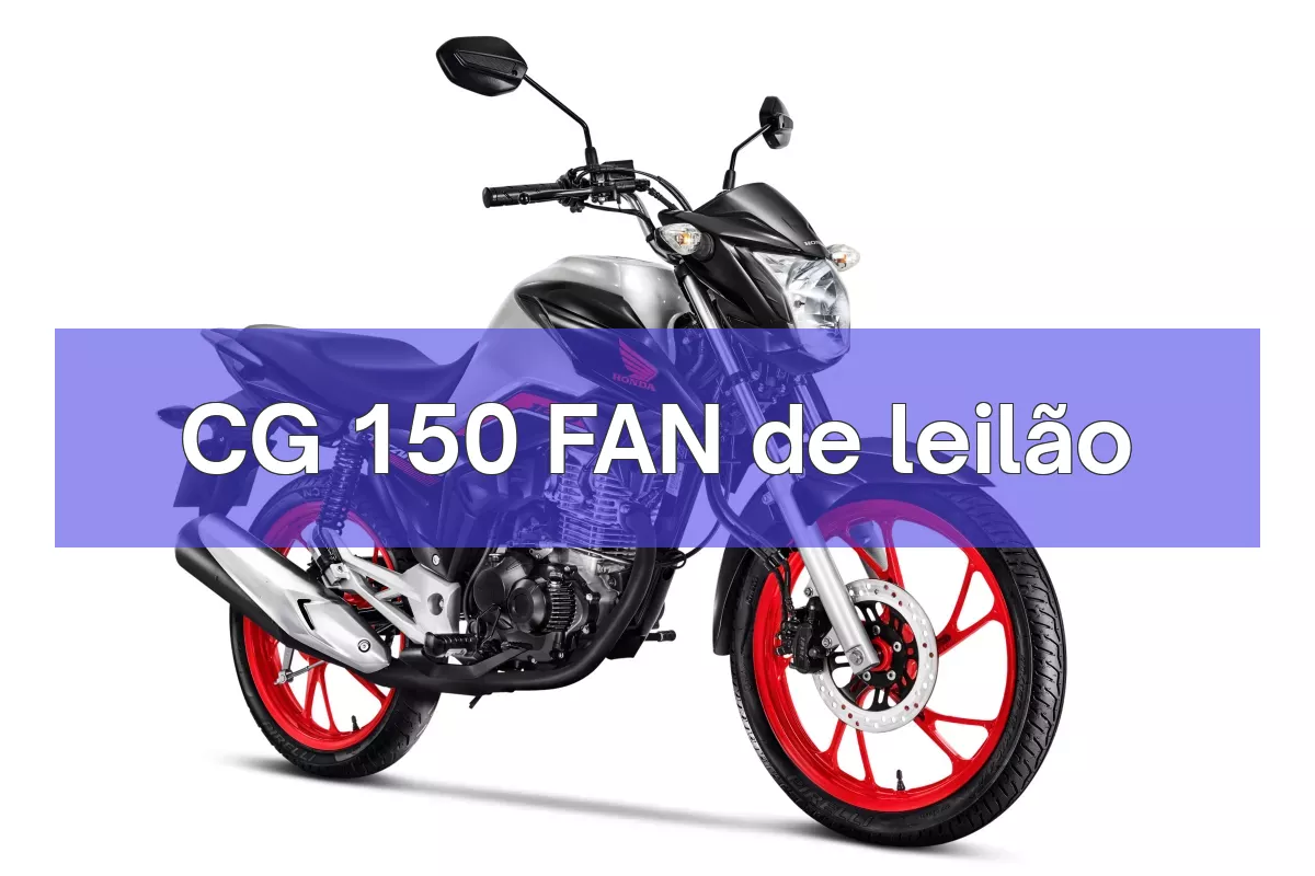 CG 150 FAN em leilão