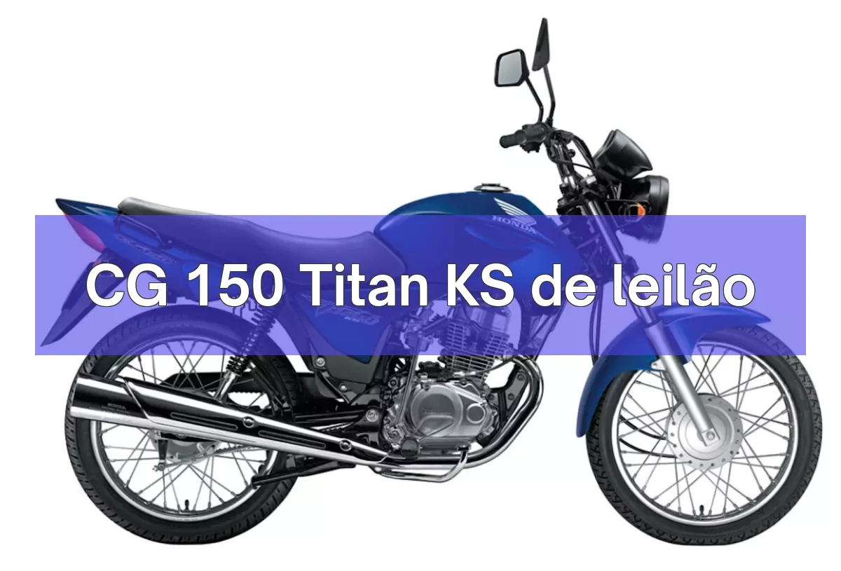 CG 150 Titan KS em leilão